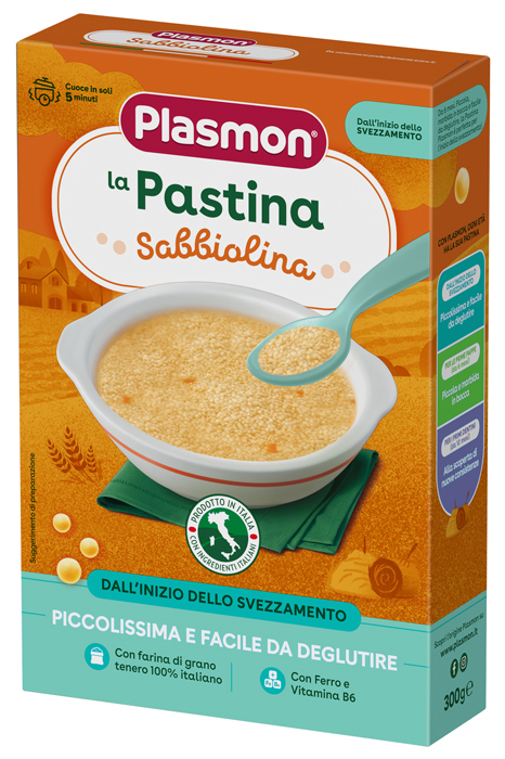 PLASMON PASTA SABBIOLINA 300 G - Farmacia Sant Anna SAS del Dott. Mariani Federigo
